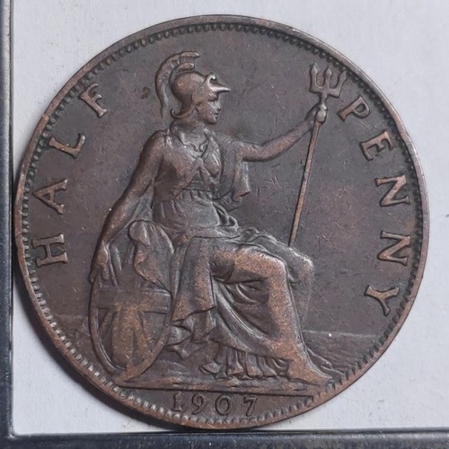 Half penny 1907 edward - half,
