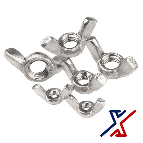 Zinc plated wing nuts - plated,