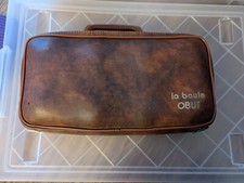 Vintage Obut Dog Lawn Bowling Bocce De Petanque La Boules 8 Chrome Balls In Case