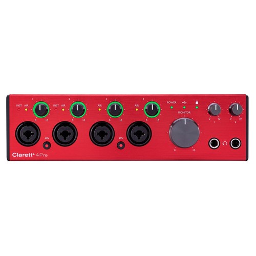 Focusrite clarett 4pre in - focusrite, clarett+