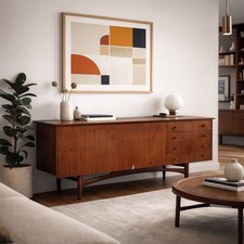 Buffet Bas Vintage Plaqué en