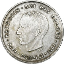 [#1049431] Belgium, Baudouin I, 250 Francs, 250 Frank, 1976, Silver, EF, KM:157.