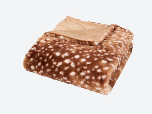 Plaid fausse fourrure automne - fourrure,