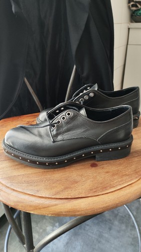 Derbies richelieu noires - derbies, cuir