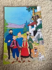CARTE POSTALE 15X10 TINTIN