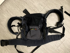 Je Porte Mon Bébé (JPMBB)  PhysioCarrier Cotton All Black + Headrest