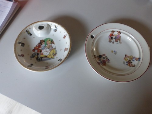 Lot ancienne assiette - ancienne,