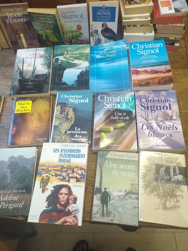 Lot livres christian signol - livres,