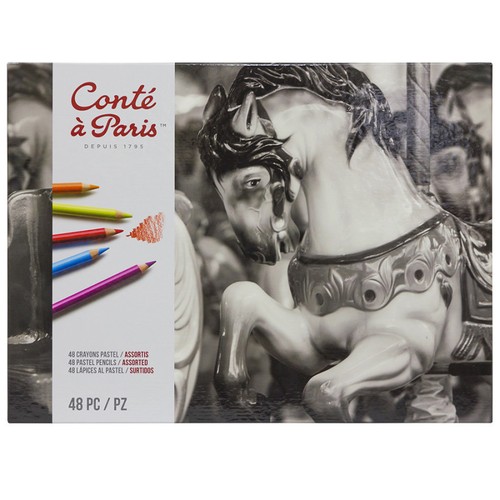 Boîte crayons pastel - de,