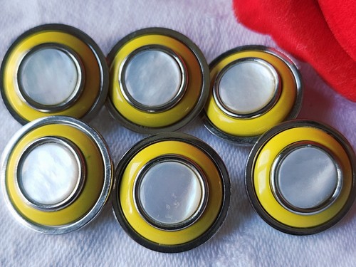 Lot boutons anciens - 6, metal