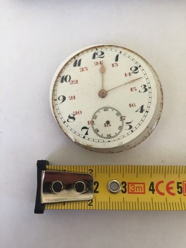 Antique pocket watch mechanism