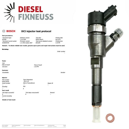 Carburant injecteur 0445110062 - injecteur,