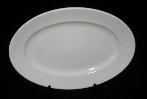 Grand plat blanc faïence - grand,