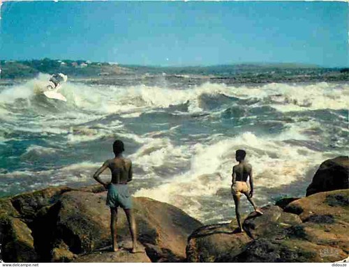 Carte postale congo - carte,