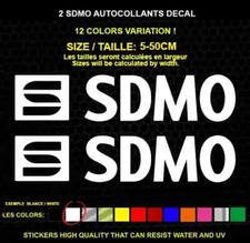 2 SDMO  autocollant
