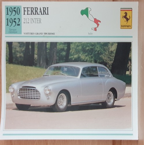 Ferrari 212 inter carte - ferrari,