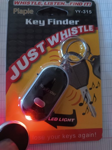 Porte clé siffleur anti perte