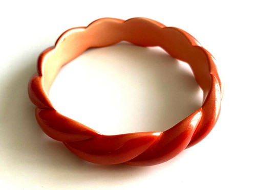 Bracelet vintage lucite - bracelet,