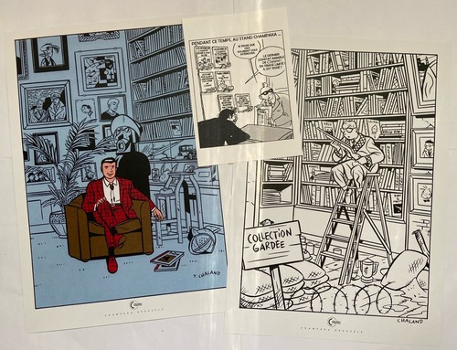 Yves chaland lot - :, exlibris
