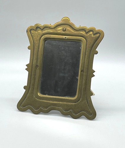 Miroir sur pied laiton - en,