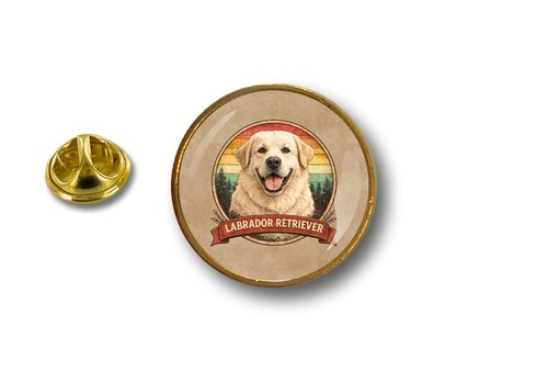 Pins pin badge rond - rond, chien