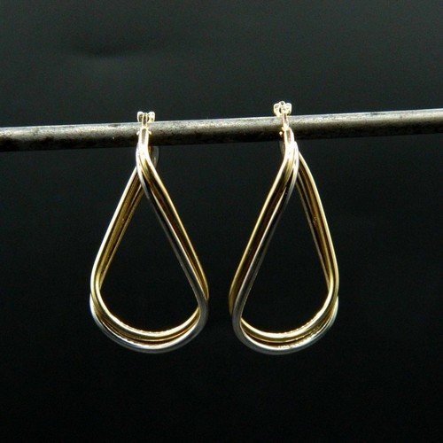 Or32 paire de boucles - -,