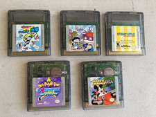 5 Game Boy Color Game Cartridges