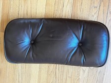 Authentic Eames Lounge Chair Headrest Cushion: Top Back, Brown