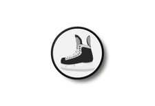 Patch badge ecusson imprime thermocollant patin hockey