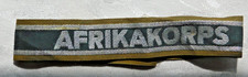 GENUINE WORLD WAR TWO WW2 GERMAN AFRIKAKORPS AFRICA CORPS MILITARY TITLE ARMBAND