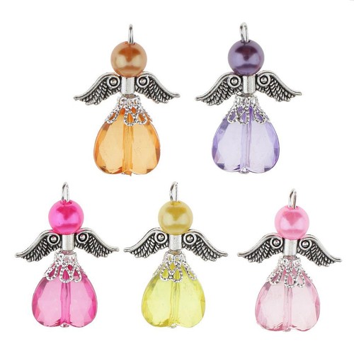 Lot pendentifs ailes - de, 5