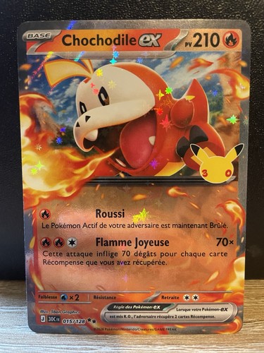 Carte pokémon chochodile - pokémon, ex