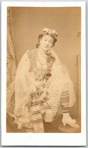 Cdv 1865 femme - cdv, costume