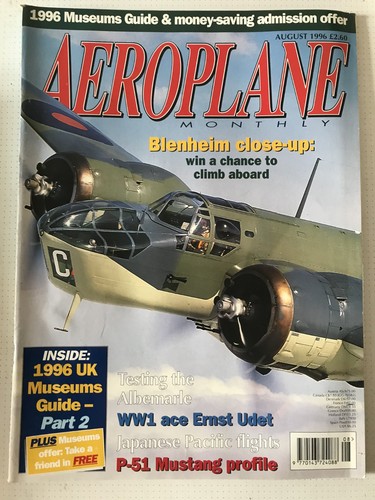 Aéroplane 1996 blenheim - 8/1996;,