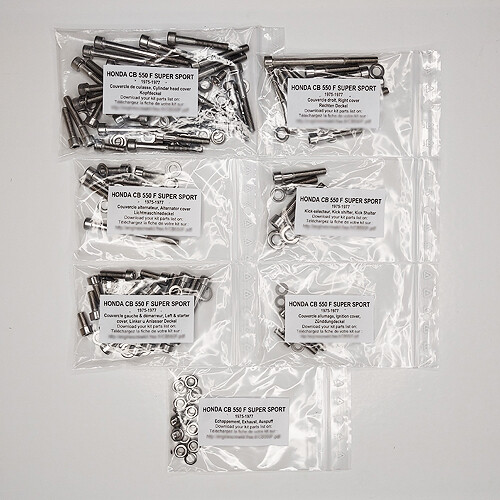 Honda 550 1975 1977 kit - 550,