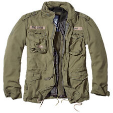 Brandit Classic M65 Field Hommes Jacket Doublure Chaude Chasse Parka Armée Mante
