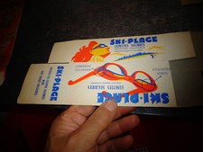 Antique EMPTY Box of Sunglasses SKI-BEACH / +- 60s Vintage 