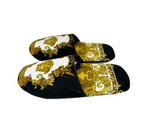 Versace La Medusa Head Cotton Slippers