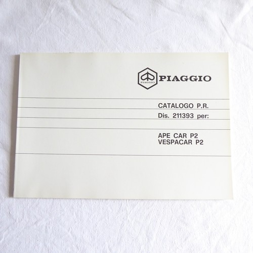 Vespa piaggio catalogue - -,