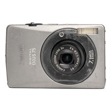 Canon Digital IXUS 75 7.1MP Silver Digital Camera Well Used