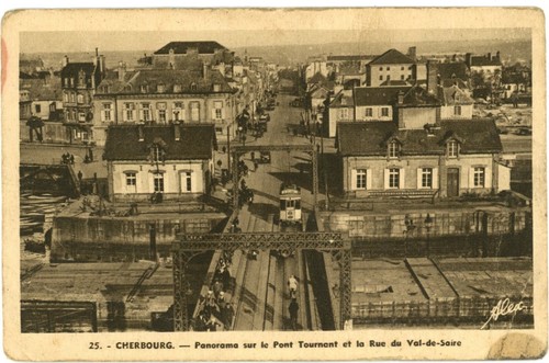Cherbourg france pont - pont, tournant