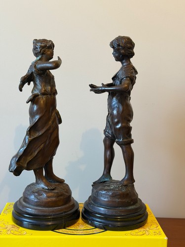 Two antique statues - of, l&f
