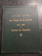 Ancien livre Livre D'or Héros