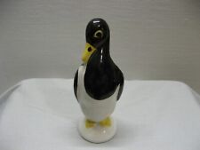 Antique Poët Laval Manufacture Penguin Broken Piggy Bank circa 1930