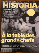 MAGAZINE DOUBLE HISTORIA de 2025 / GRANDS CHEFS 1000 ANS DE CUISINE FRANCE