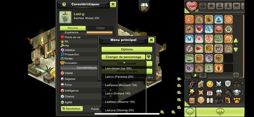 Compte dofus touch - 5, perso