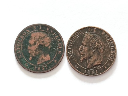 Lot pieces centimes - pieces, 2