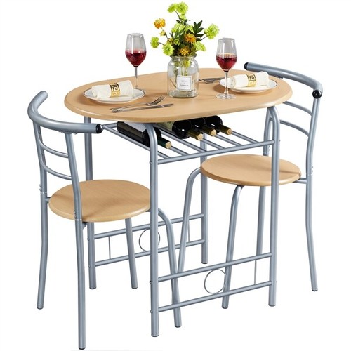 Ensemble table chaises - 2,
