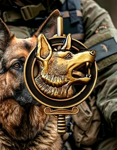 Maitre chien insigne - -,