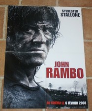 poster affiche revue magazine cinema français JOHN RAMBO  60x44cm STALLONE